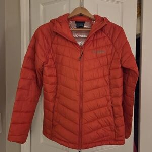 Red/Orange Columbia Titanium Puffer Jacket with Omniheat Lining, NWOT